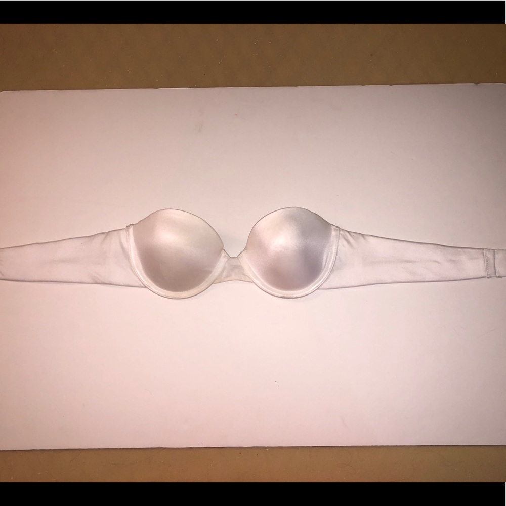 White Strapless Bra